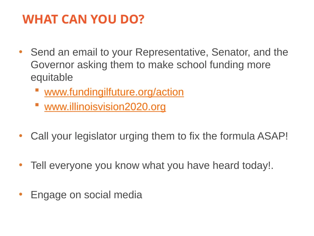 FIXING THE ILLINOIS SCHOOL FUNDING FORMULA - slide 18 of 19