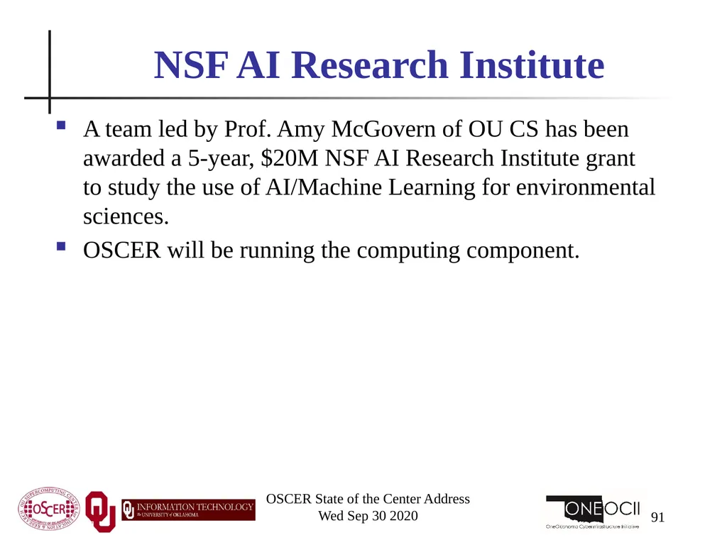 Henry Neeman, Director OU Supercomputing Center - slide 91 of 133