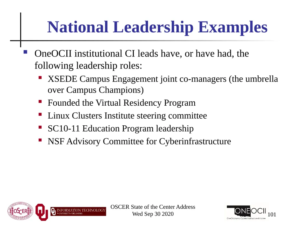 Henry Neeman, Director OU Supercomputing Center - slide 101 of 133