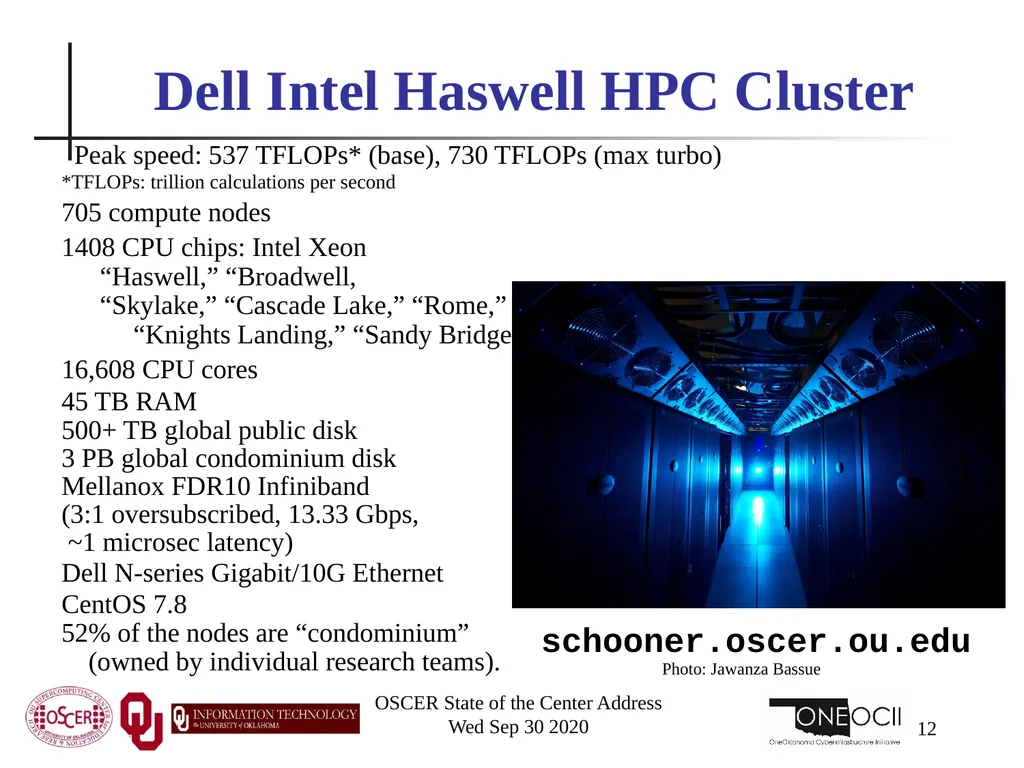 Henry Neeman, Director OU Supercomputing Center - slide 12 of 133