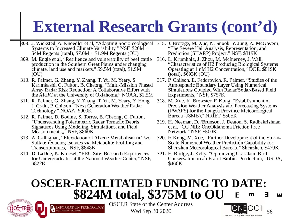 Henry Neeman, Director OU Supercomputing Center - slide 58 of 133