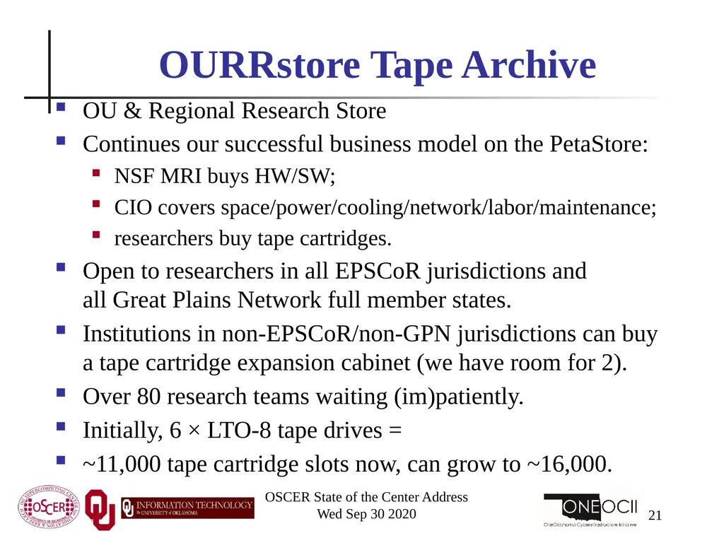 Henry Neeman, Director OU Supercomputing Center - slide 21 of 133