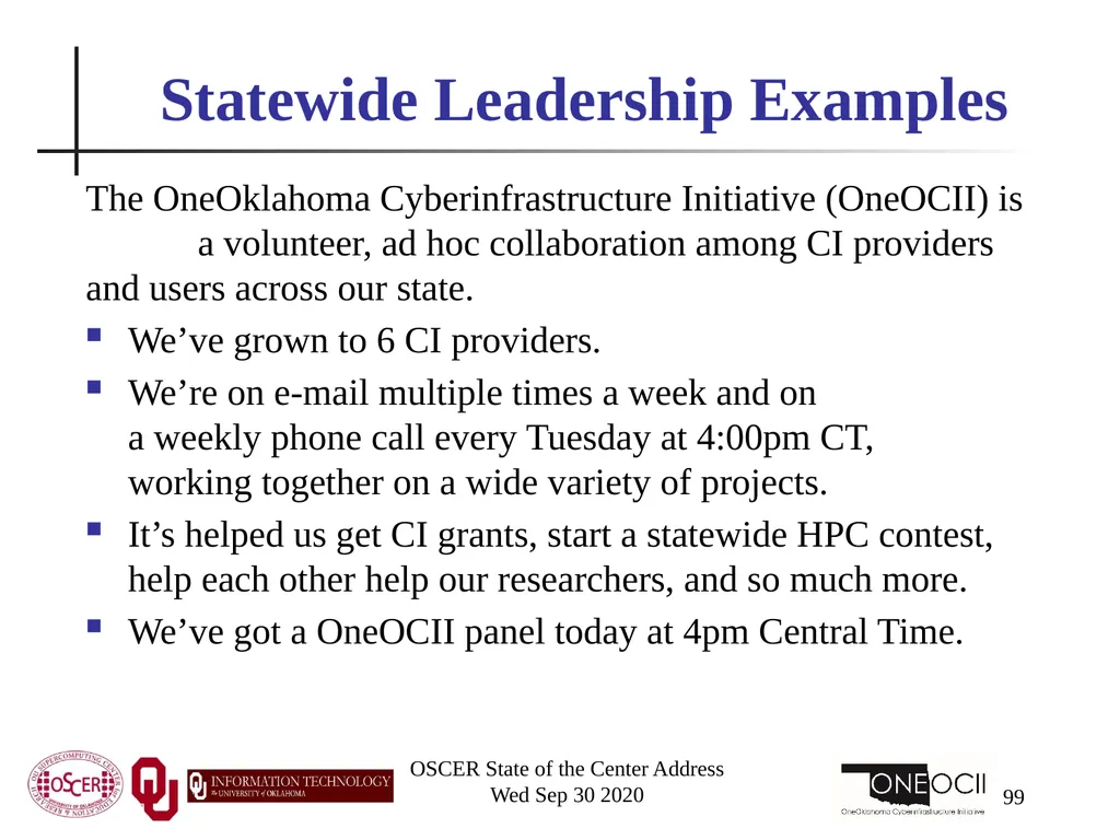 Henry Neeman, Director OU Supercomputing Center - slide 99 of 133