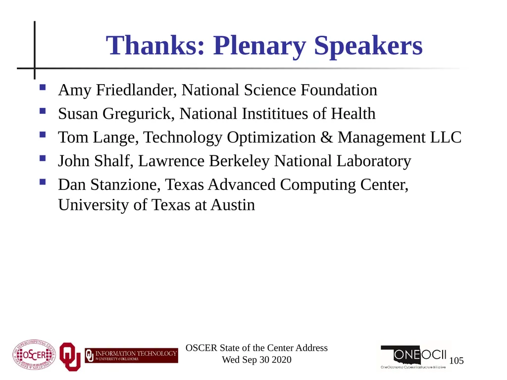 Henry Neeman, Director OU Supercomputing Center - slide 105 of 133