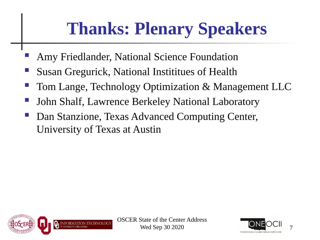 Henry Neeman, Director OU Supercomputing Center - slide 7 of 133