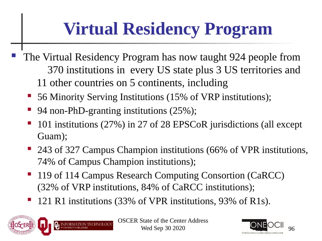 Henry Neeman, Director OU Supercomputing Center - slide 96 of 133