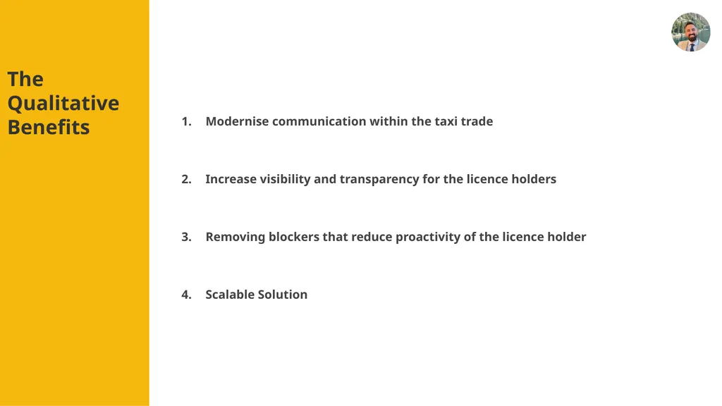 Taxi Licensing Alpha Final Show and Tell 9th - slide 13 of 23