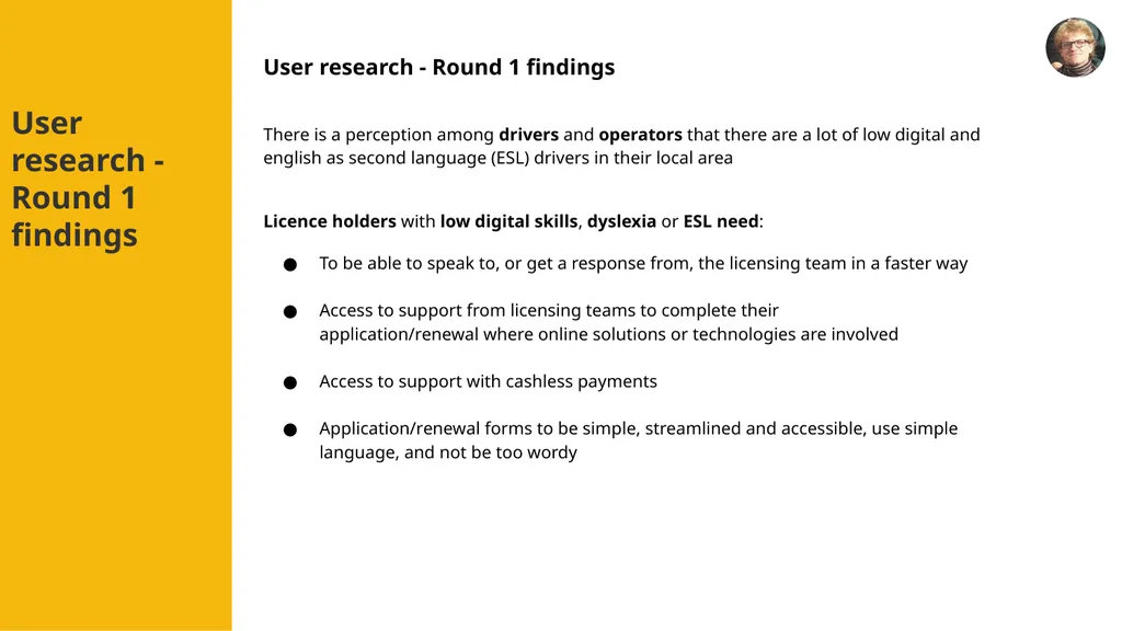 Taxi Licensing Alpha Final Show and Tell 9th - slide 7 of 23