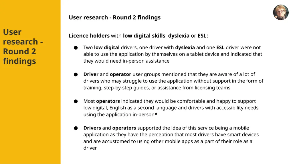 Taxi Licensing Alpha Final Show and Tell 9th - slide 10 of 23