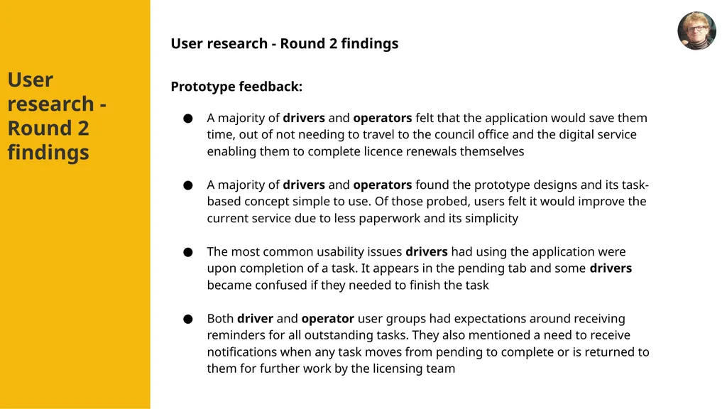 Taxi Licensing Alpha Final Show and Tell 9th - slide 9 of 23