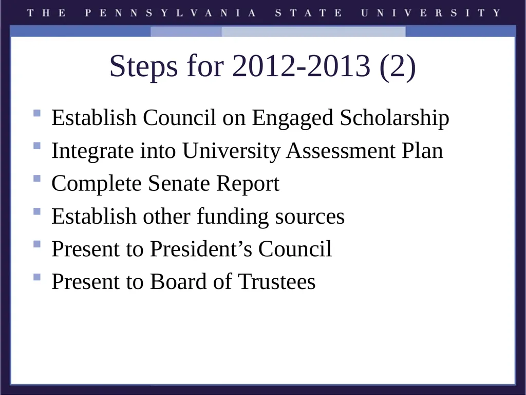 The Pennsylvania State University Service - slide 11 of 11