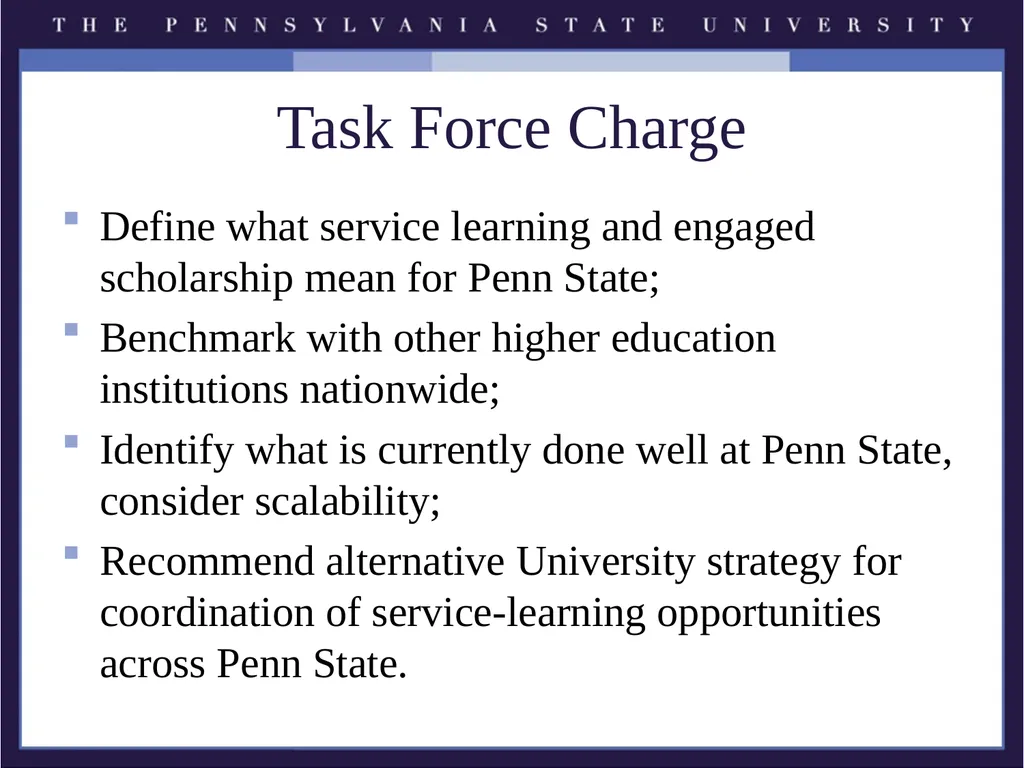 The Pennsylvania State University Service - slide 3 of 11