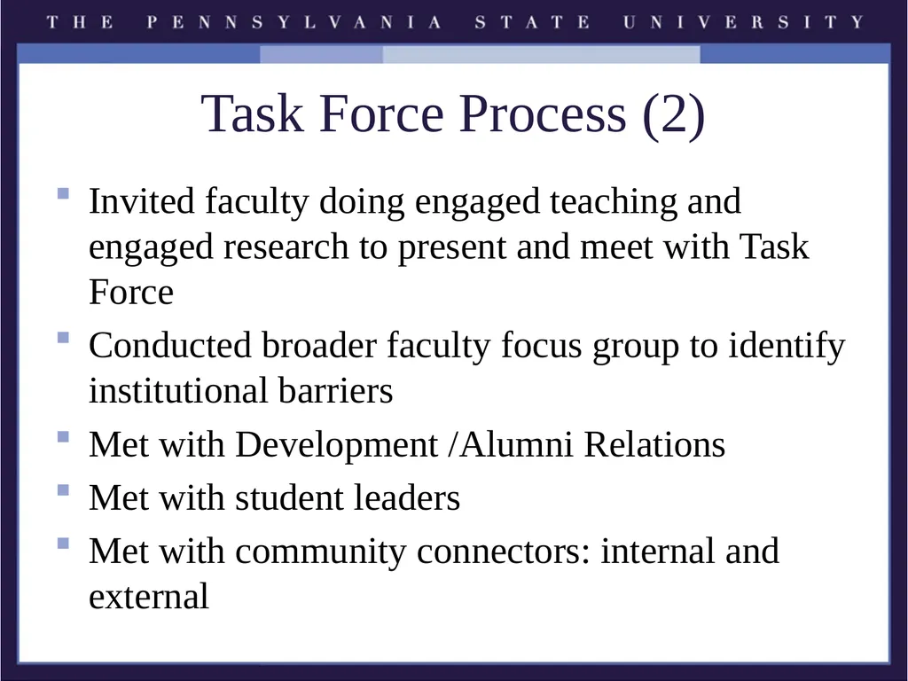 The Pennsylvania State University Service - slide 6 of 11