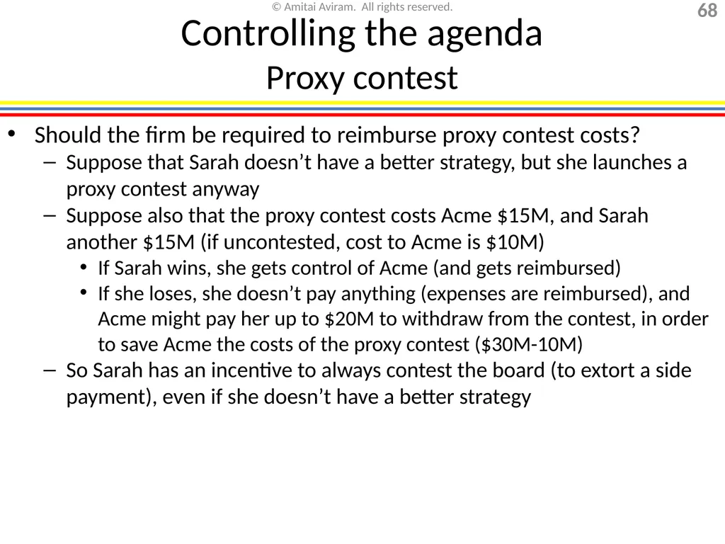 Mergers & acquisitions, Chapter 1 (Business - slide 68 of 140