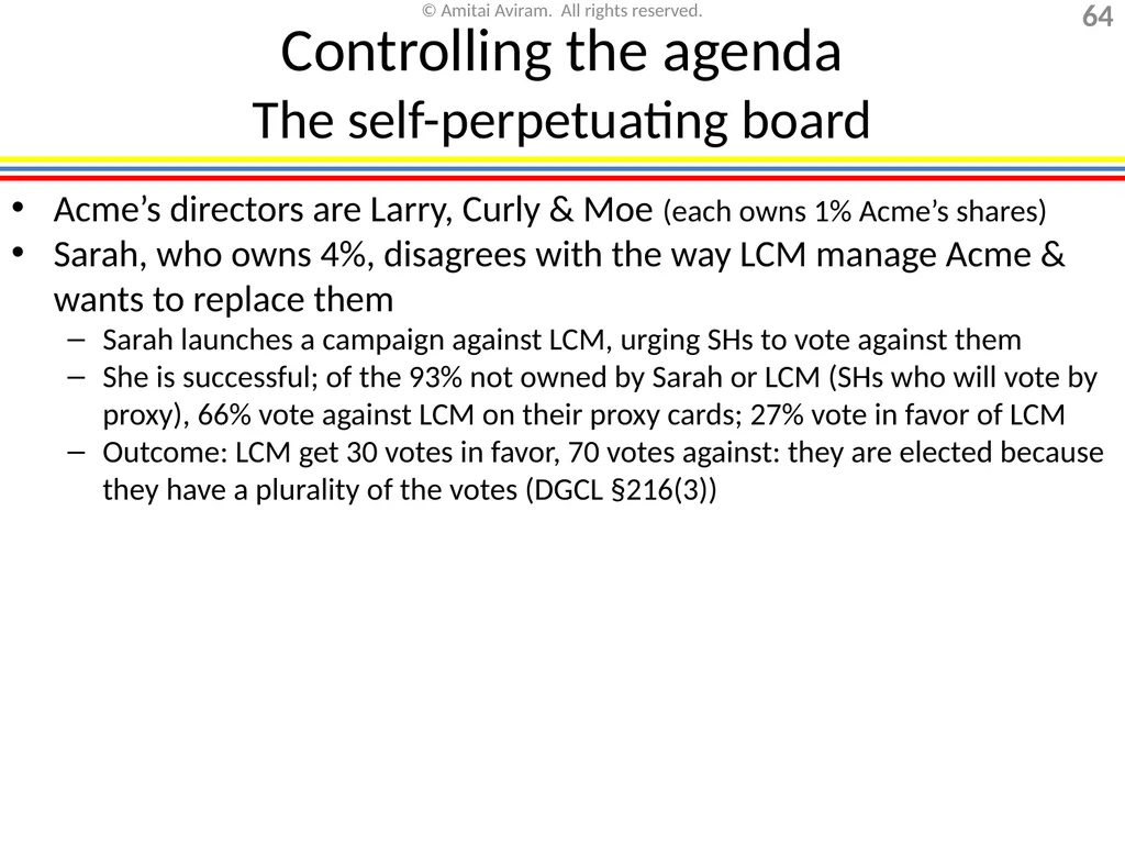 Mergers & acquisitions, Chapter 1 (Business - slide 64 of 140