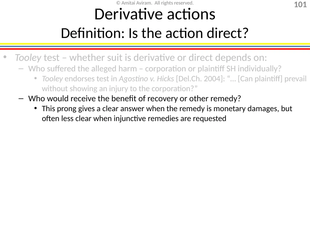 Mergers & acquisitions, Chapter 1 (Business - slide 101 of 140
