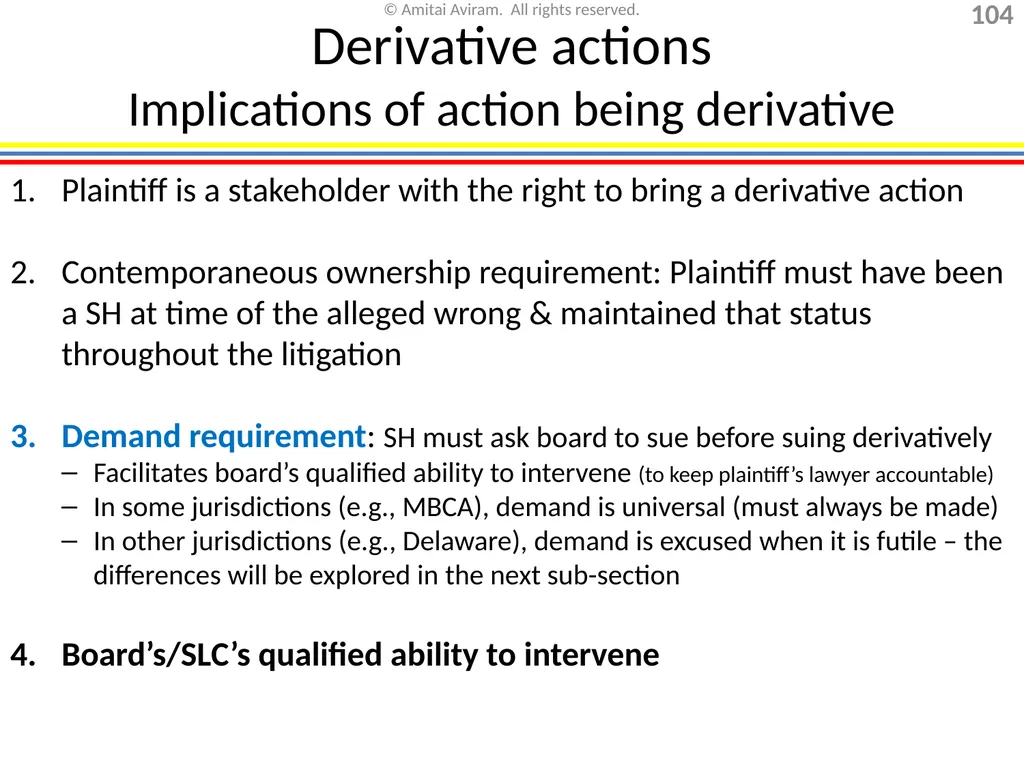 Mergers & acquisitions, Chapter 1 (Business - slide 104 of 140