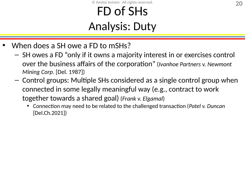 Mergers & acquisitions, Chapter 1 (Business - slide 20 of 140