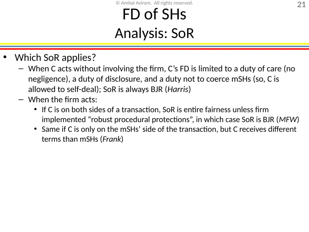 Mergers & acquisitions, Chapter 1 (Business - slide 21 of 140