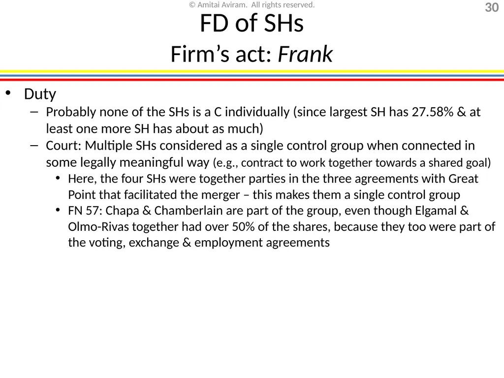 Mergers & acquisitions, Chapter 1 (Business - slide 30 of 140