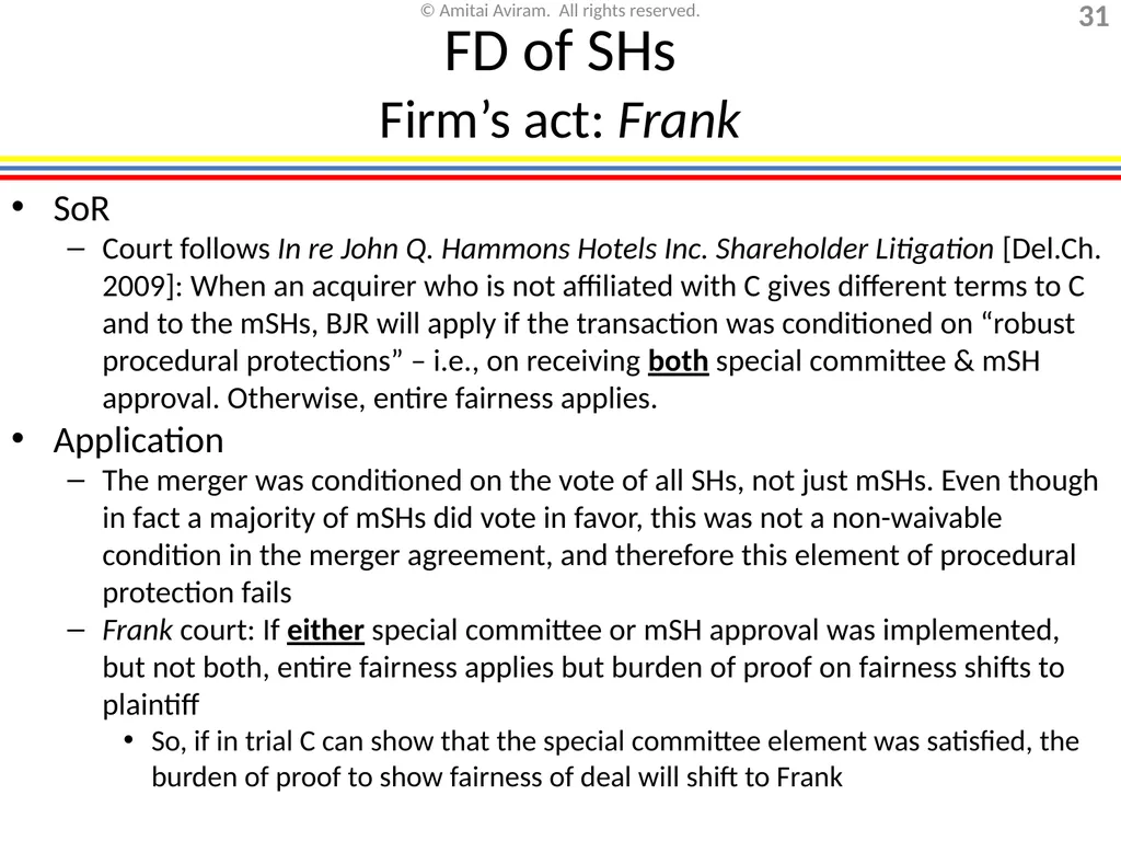 Mergers & acquisitions, Chapter 1 (Business - slide 31 of 140