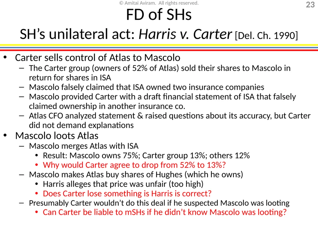 Mergers & acquisitions, Chapter 1 (Business - slide 23 of 140