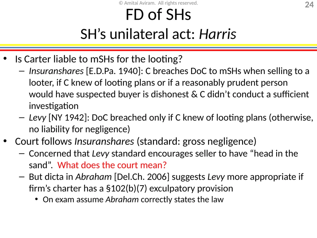 Mergers & acquisitions, Chapter 1 (Business - slide 24 of 140