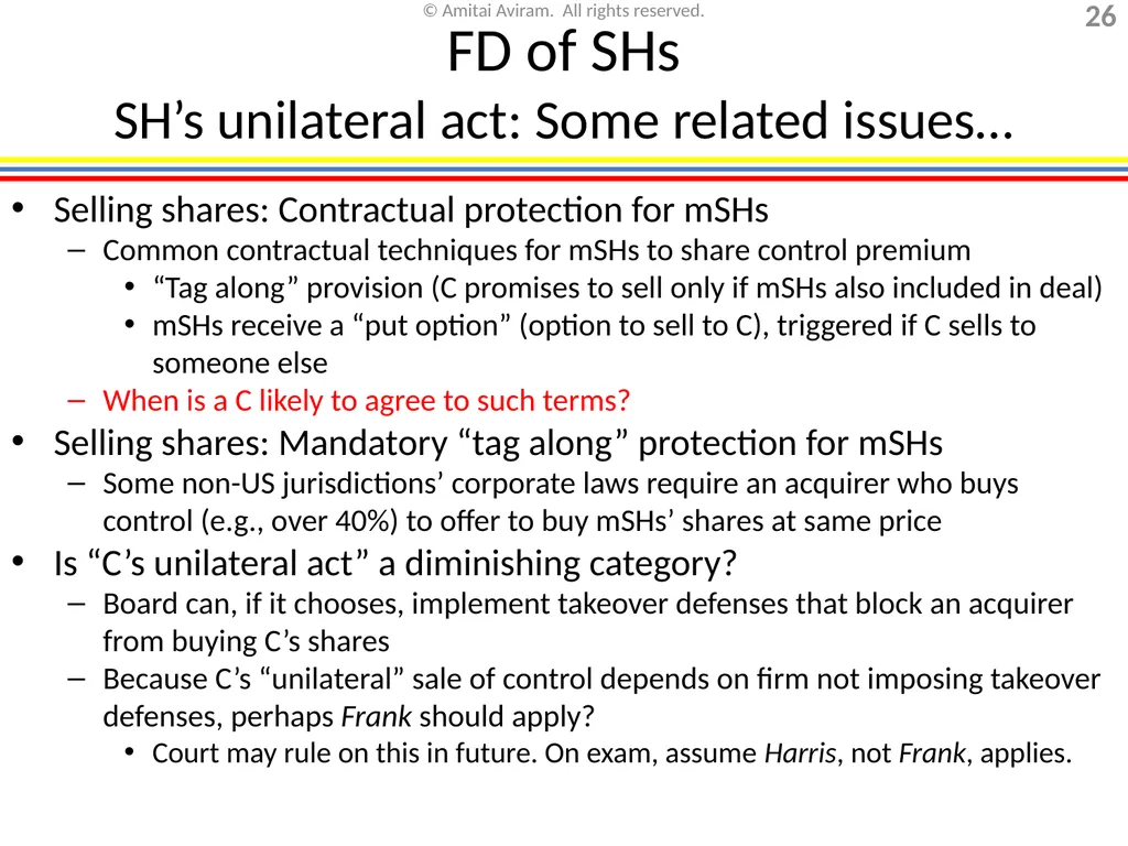Mergers & acquisitions, Chapter 1 (Business - slide 26 of 140