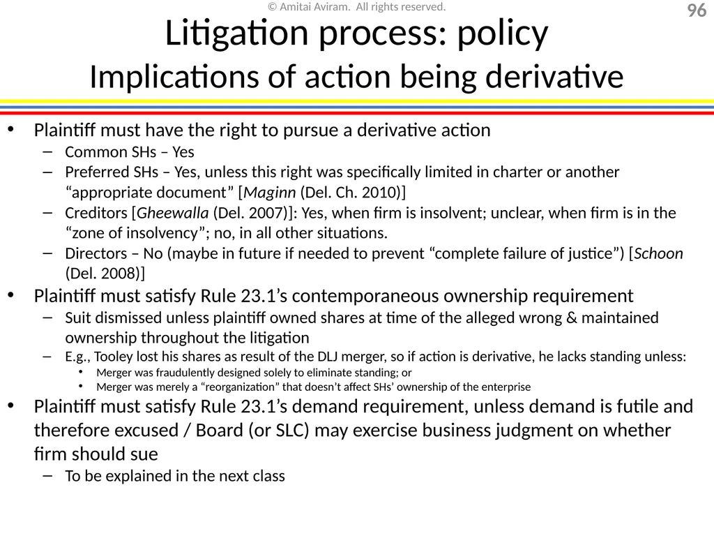 Mergers & acquisitions, Chapter 1 (Business - slide 96 of 140