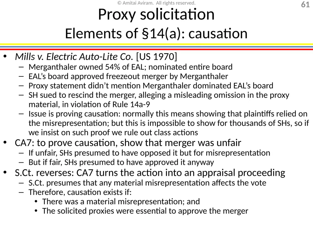 Mergers & acquisitions, Chapter 1 (Business - slide 61 of 140