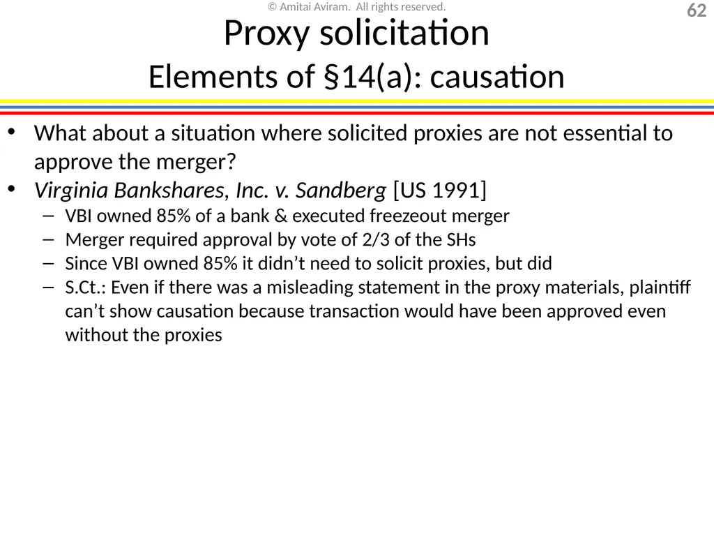 Mergers & acquisitions, Chapter 1 (Business - slide 62 of 140
