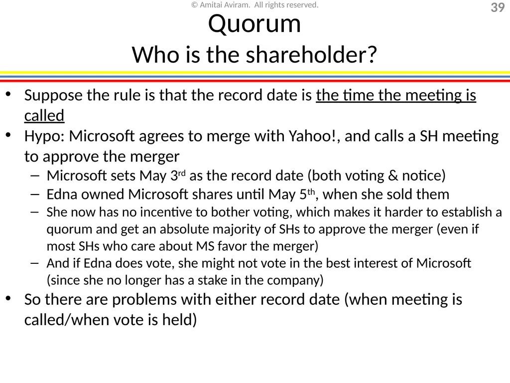 Mergers & acquisitions, Chapter 1 (Business - slide 39 of 140