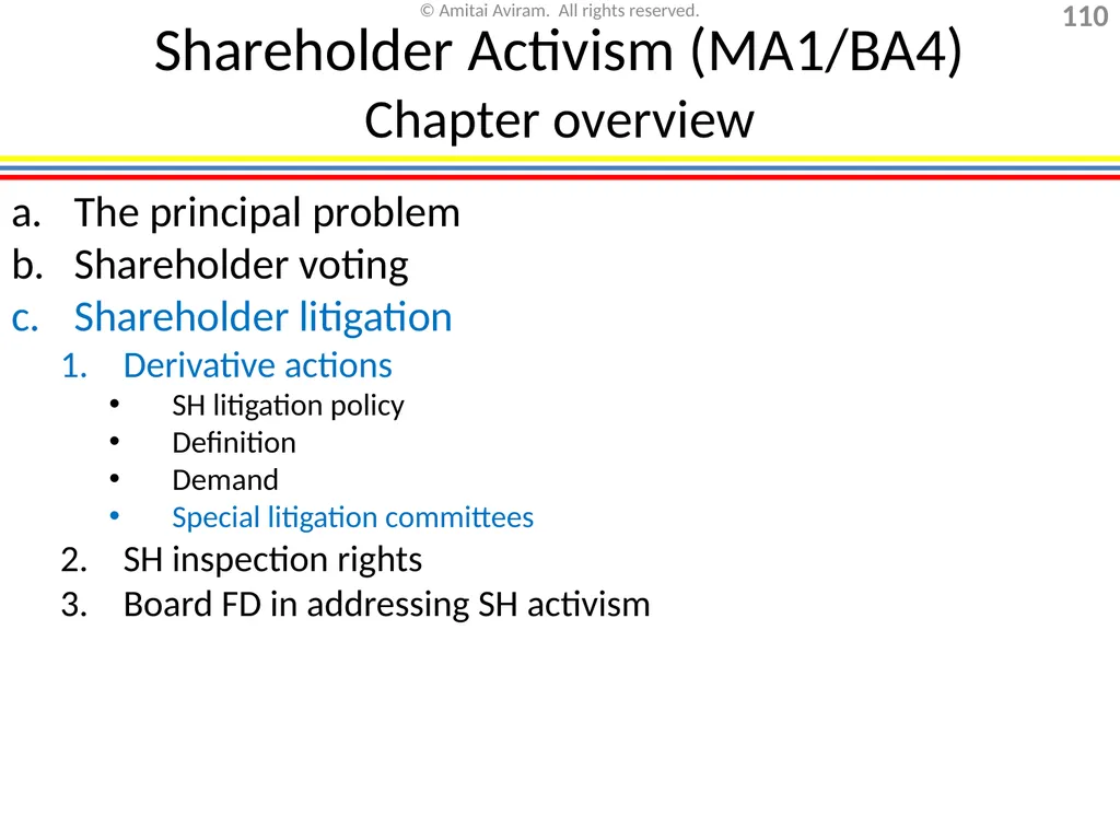 Mergers & acquisitions, Chapter 1 (Business - slide 110 of 140