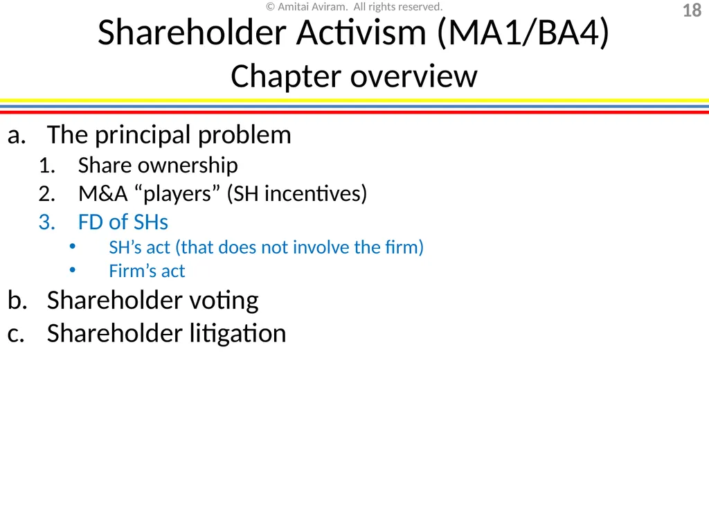 Mergers & acquisitions, Chapter 1 (Business - slide 18 of 140