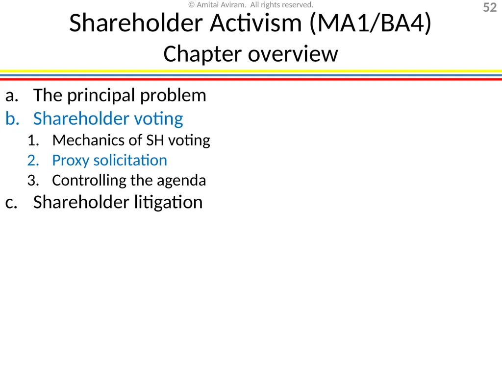 Mergers & acquisitions, Chapter 1 (Business - slide 52 of 140