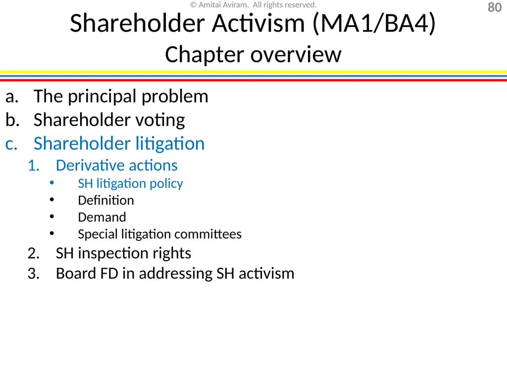 Mergers & acquisitions, Chapter 1 (Business - slide 80 of 140