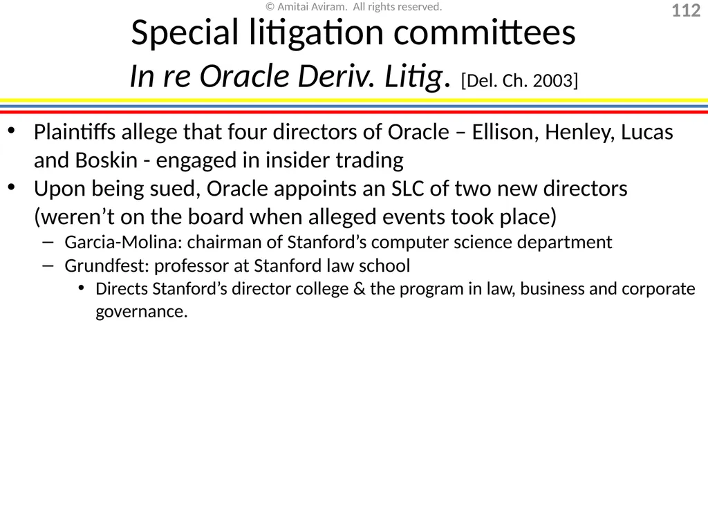 Mergers & acquisitions, Chapter 1 (Business - slide 112 of 140