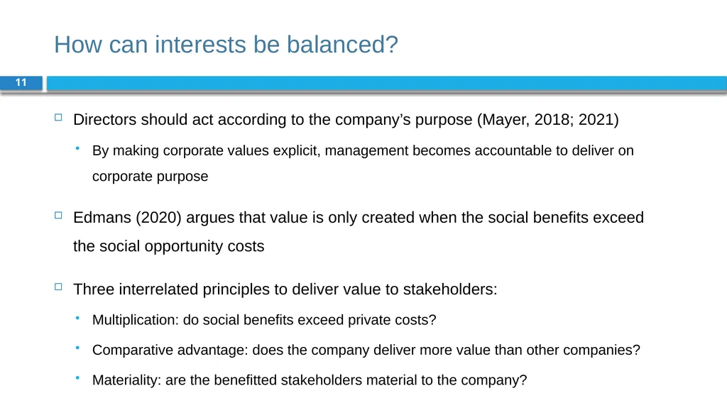 Corporate Finance for Long-Term Value Chapter 3: - slide 11 of 20
