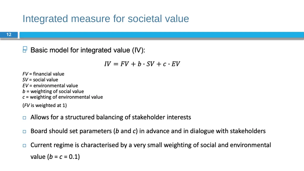 Corporate Finance for Long-Term Value Chapter 3: - slide 12 of 20
