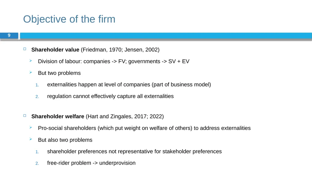 Corporate Finance for Long-Term Value Chapter 3: - slide 9 of 20
