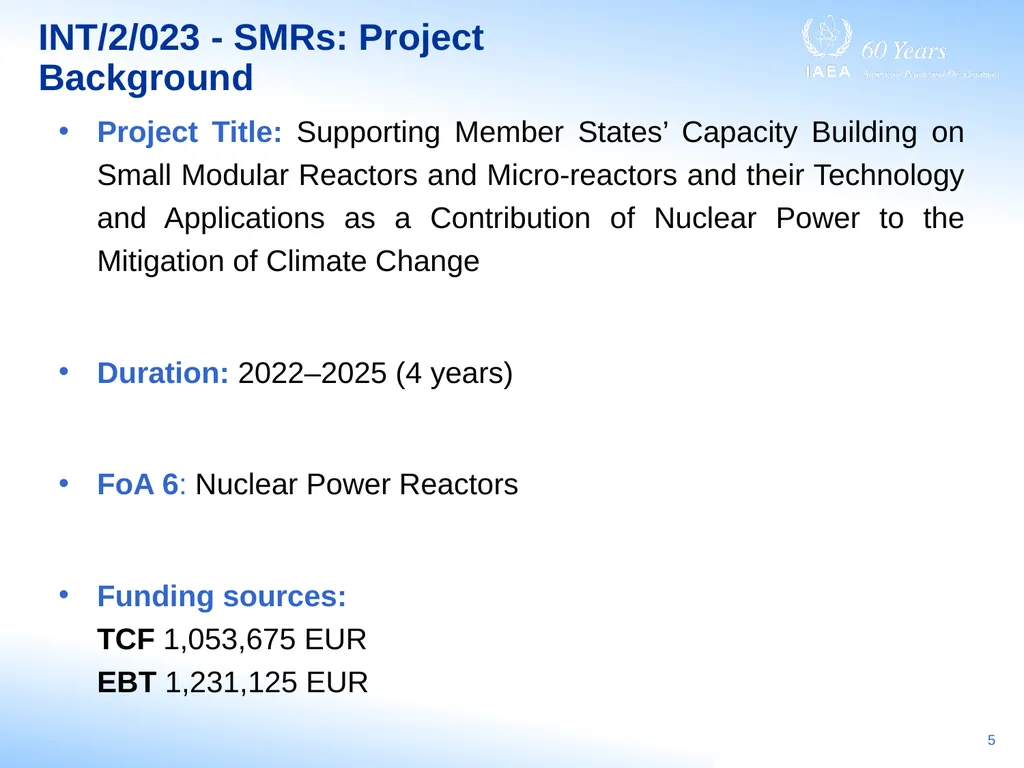 IAEA Support to Member States in Small Modular - slide 5 of 11