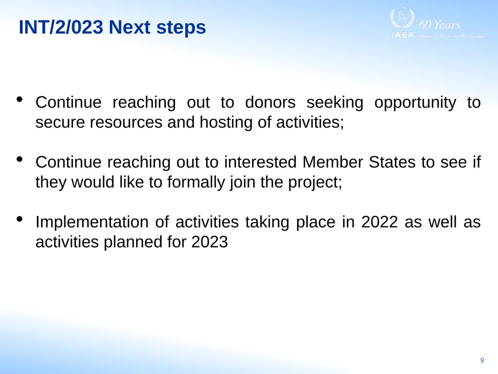 IAEA Support to Member States in Small Modular - slide 9 of 11