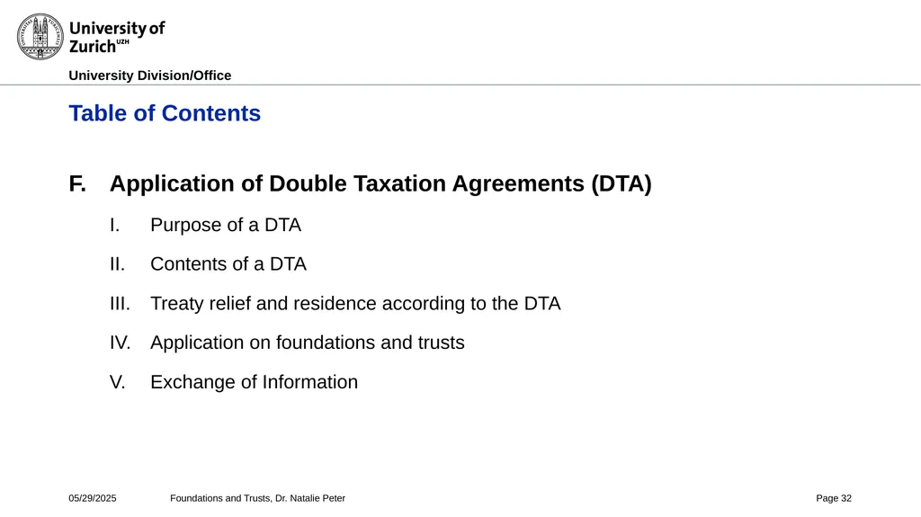 Foundations and Trusts Block 3 – Part II Spring - slide 32 of 61