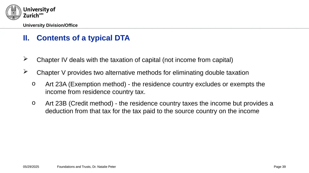 Foundations and Trusts Block 3 – Part II Spring - slide 39 of 61