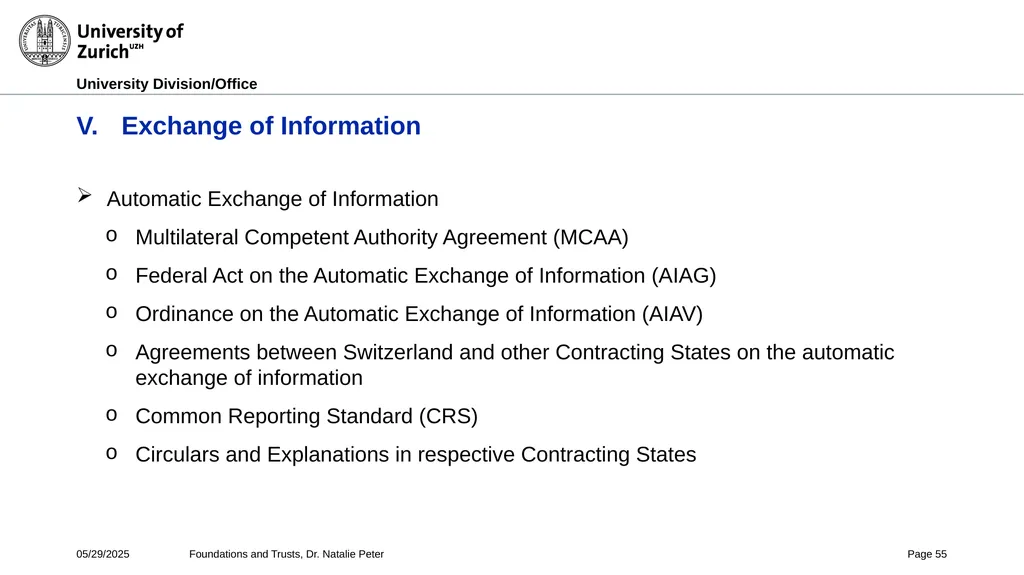 Foundations and Trusts Block 3 – Part II Spring - slide 55 of 61