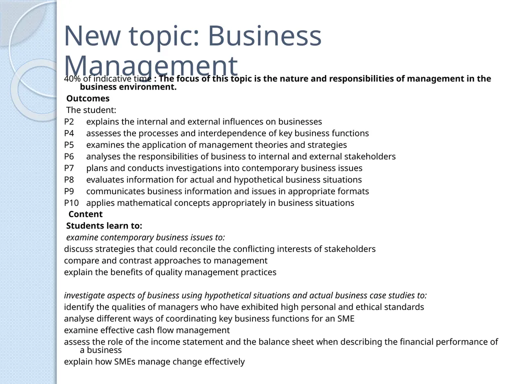 PRELIMINARY BUSINESS STUDIES Miss Vidler 2011 - slide 81 of 89