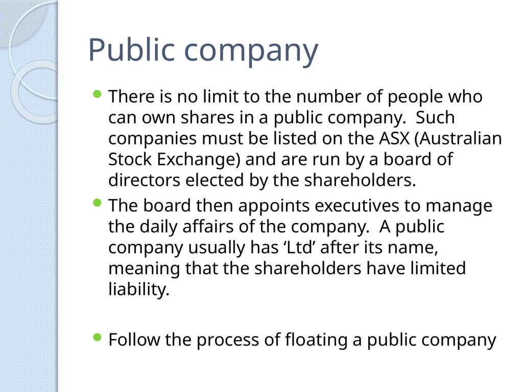 PRELIMINARY BUSINESS STUDIES Miss Vidler 2011 - slide 51 of 89