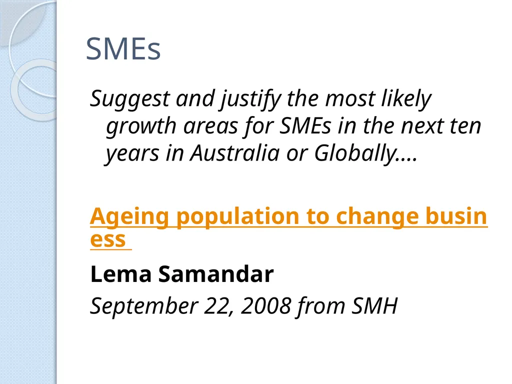 PRELIMINARY BUSINESS STUDIES Miss Vidler 2011 - slide 33 of 89