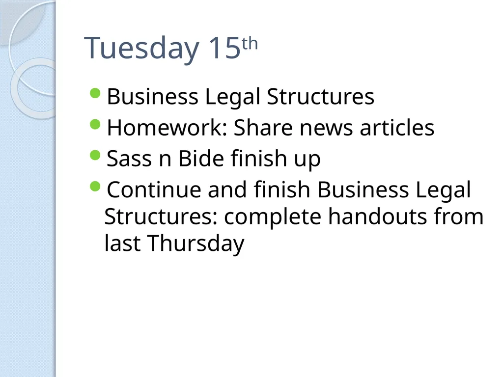 PRELIMINARY BUSINESS STUDIES Miss Vidler 2011 - slide 41 of 89