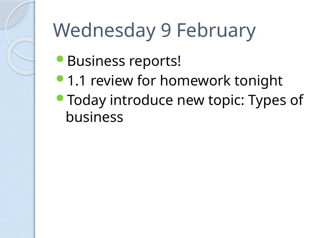 PRELIMINARY BUSINESS STUDIES Miss Vidler 2011 - slide 26 of 89